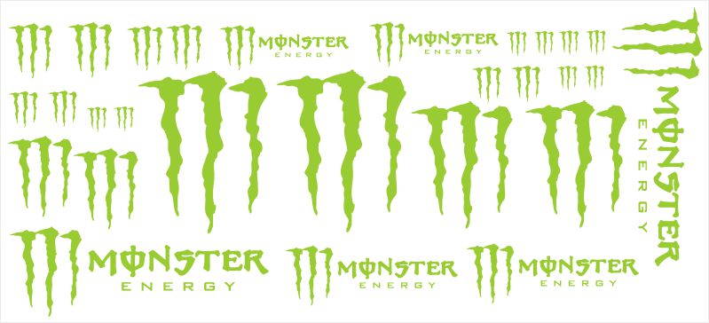 Set stickere Monster Energy - 28 piese-0