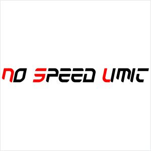 Sticker "No Speed Limit"-0